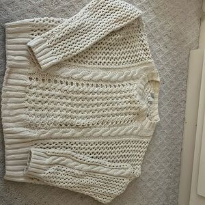 Women’s open knit sweater size XS